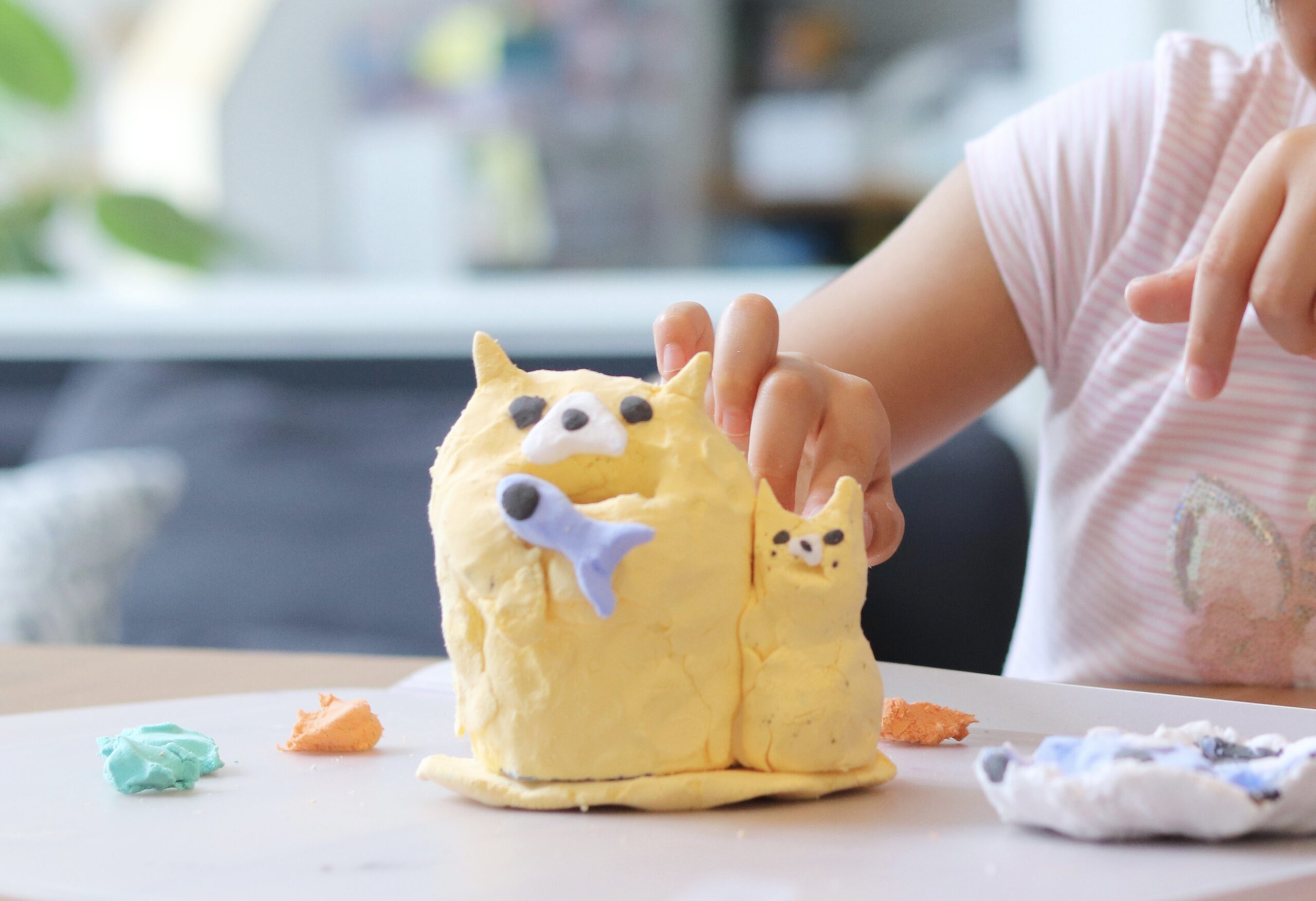 夏休みの工作に♪紙粘土でオリジナルアロマストーンを作ろう