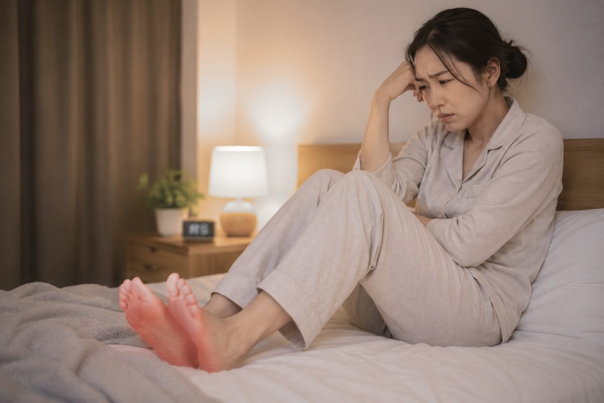 足が熱くて眠れない夜に アロマでできる「ひんやり足裏ケア」